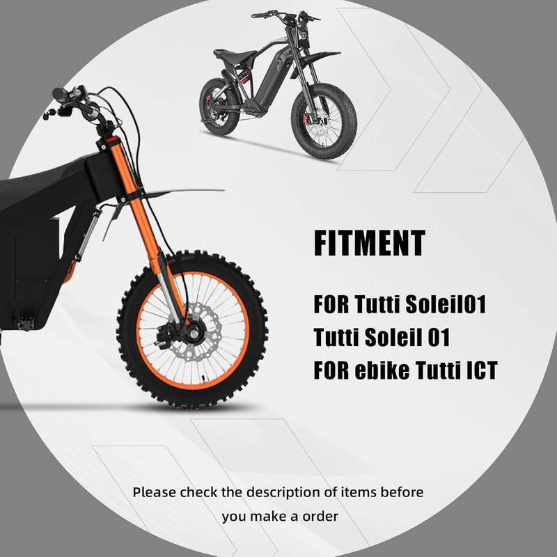 BAOUFF Seat Cover for Tutti,Waterproof Non-Slip Cushion Cover for Tuttio Electric Dirt Bike Soleil01 and Ebike ICT-Blue - Image 2